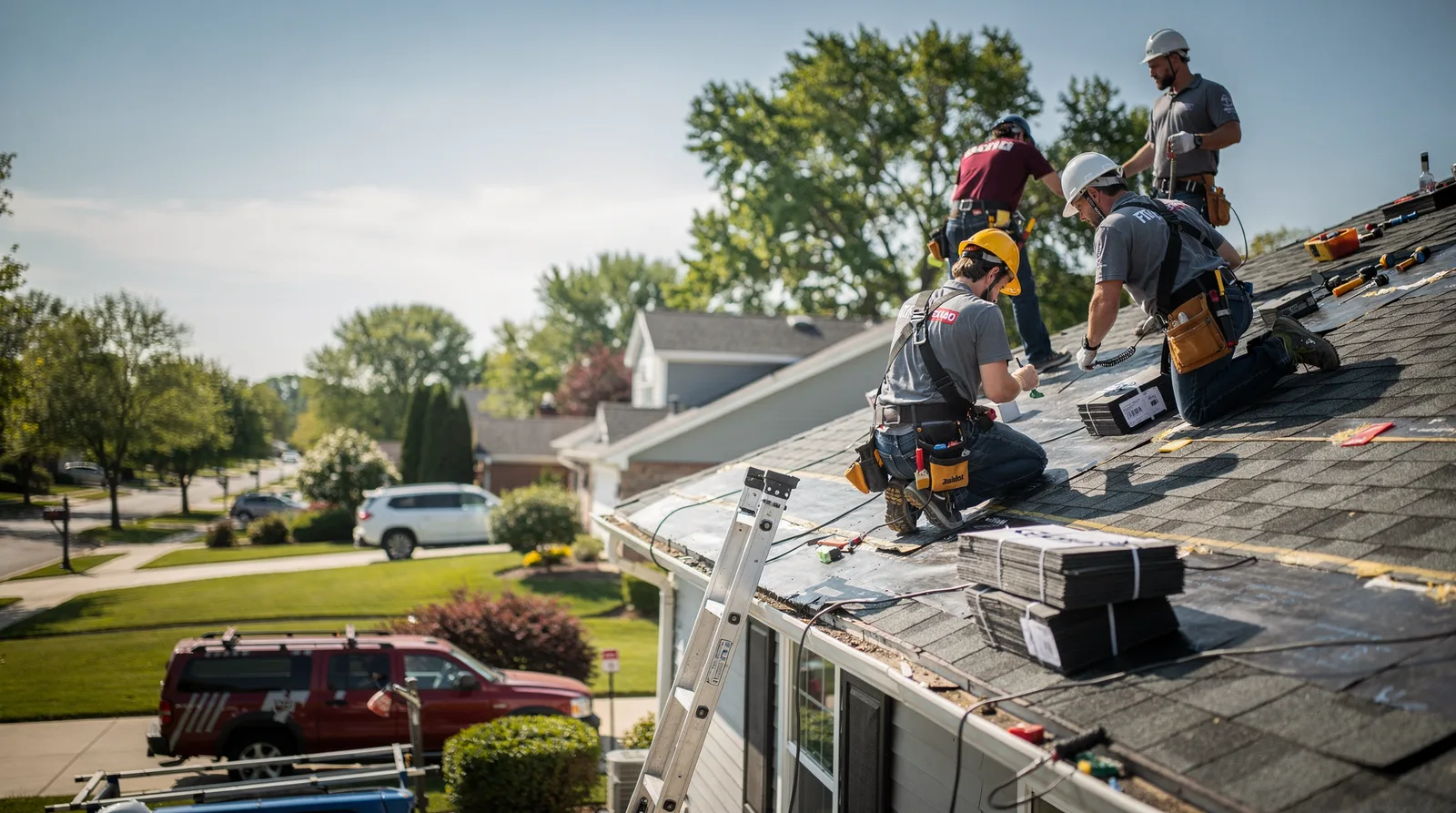 Roof Repair in Oak Forest, IL around you